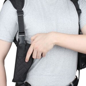 Portable Outdoor Tactical Double Shoulder Underarm Concealment Pistol Holster Duplex Magazine Pouch Agent Quick Draw Stealth Holster