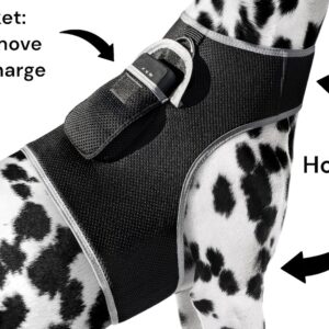 Get Realtime SMS Site Reports w/ Waterproof Mini GSM GPS Pet Tracker Size:L