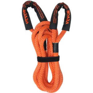 VEVOR 1" x 30' Kinetic Recovery Tow Rope 38,000 lbs, Heavy-Duty Off Road Snatch Strap, Extreme Duty 30% Elasticity Energy Snatch Strap for Jeep Car Truck ATV UTV SUV Tractor