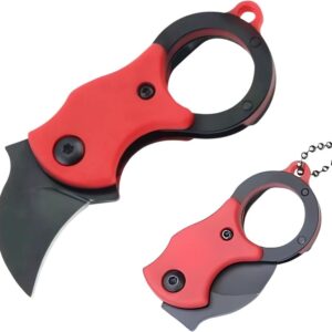 Mini Pocket Knife, Tactical Knife With Necklace And Clip, Cool Small Tool, Lightweight Practical Knife, Linear Lock