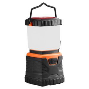 VEVOR LED Camping Lantern, All-in-one, 1000LM, 360° Illumination, 4 Lighting Modes, Battery Powered Light, Outdoor Robust Flashlight, Built to Last Light, Ideal for Hiking Fishing Outages Repairs