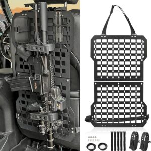 Universal Seat Back Molle Panel Organizer With Gun Holder