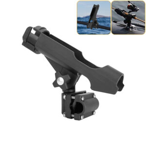 Boat Fishing Pole Rod Holde for Kayak Side Rail Mount